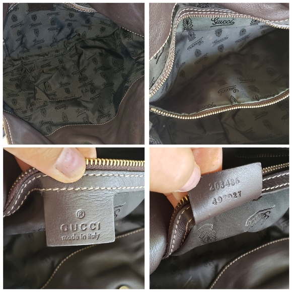authentic gucci crystal two way bag - Picture 7 of 8